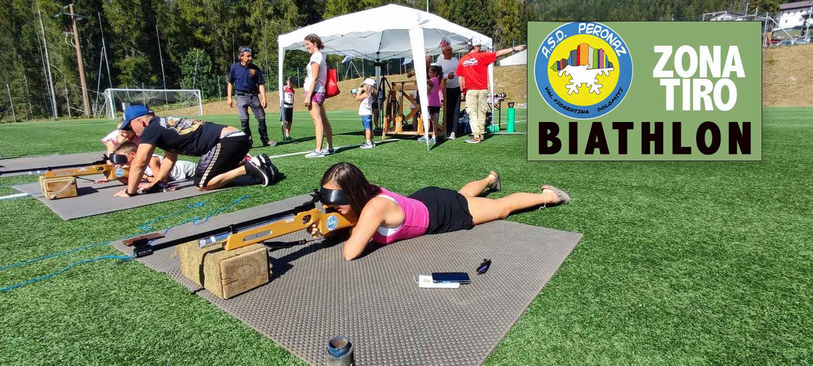 Biathlon Centro Fondo Peronaz Zona tiro Desmontegada