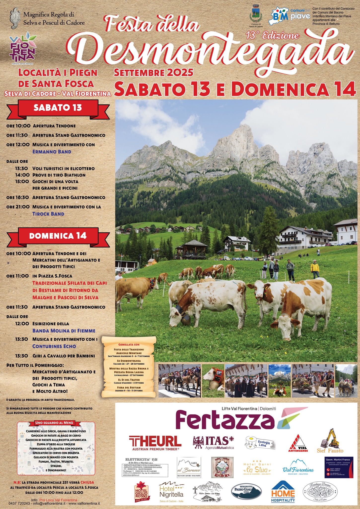 PROGRAMMA DESMONTEGADA 2025 VALFIORENTINA