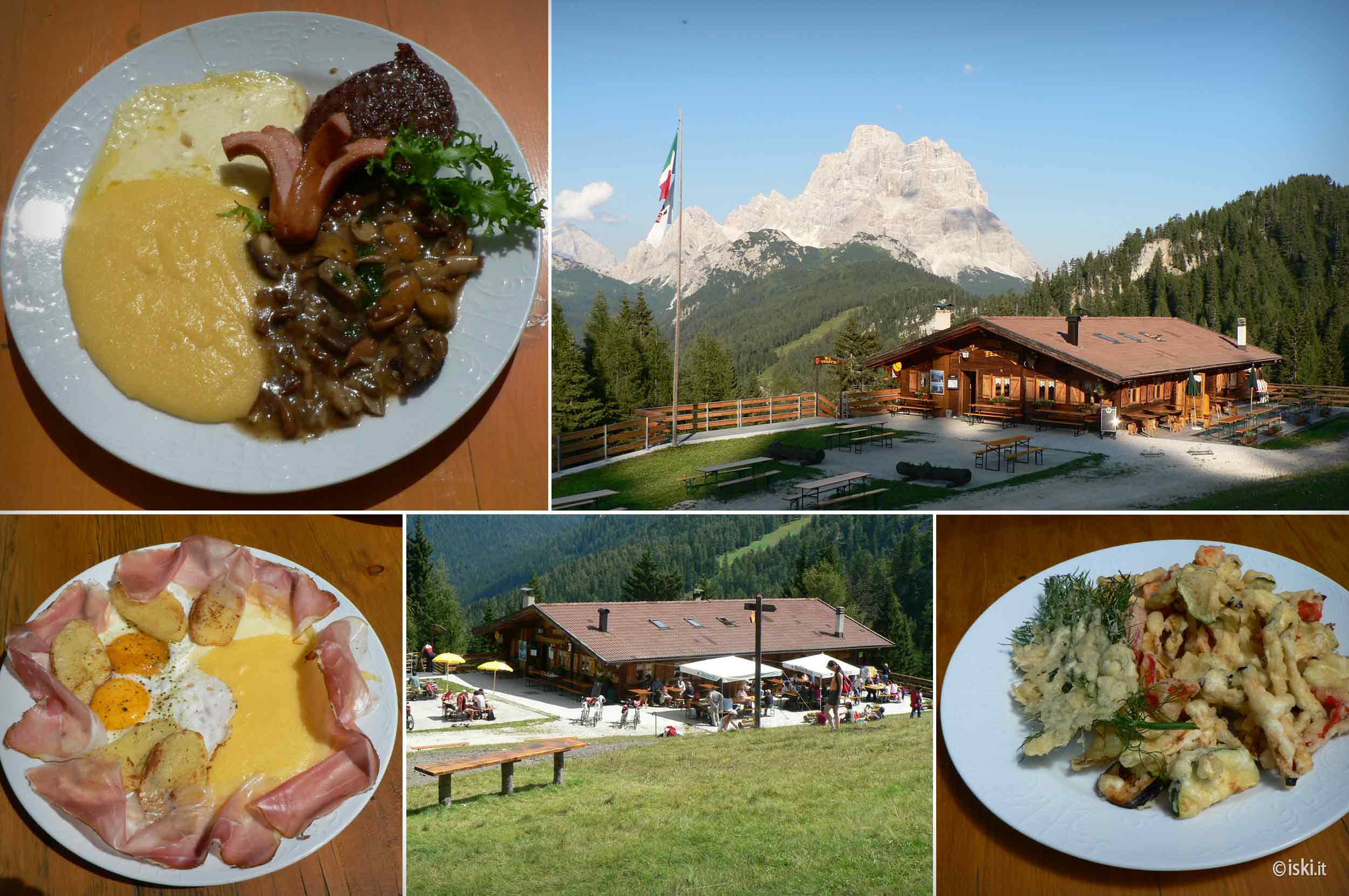 Piatto della Grande Guerra al Rifugio Fertazza Val Fiorentina Dolomiti Comprensorio Civetta Superski