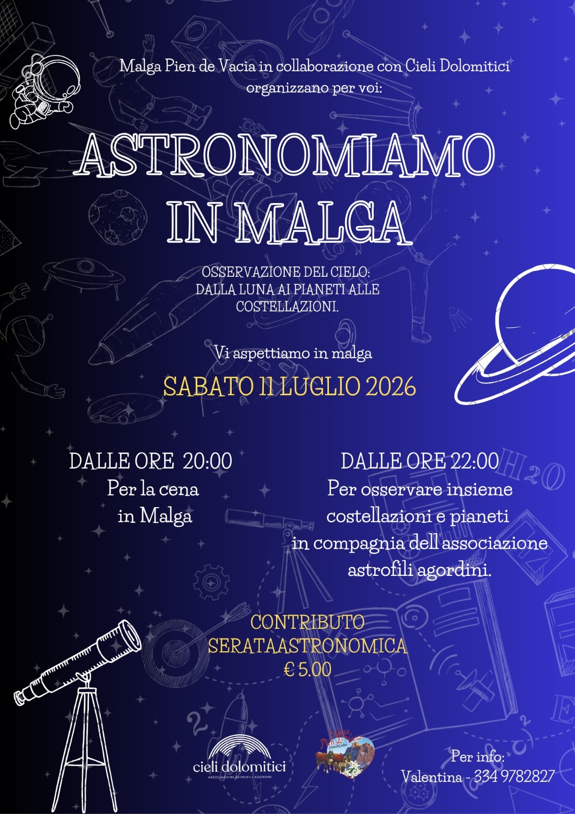 ASTRONOMIAMO IN MALGA 