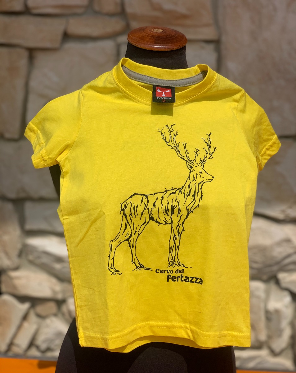 Fertazza Stag T-Shirt for Kids - YELLOW