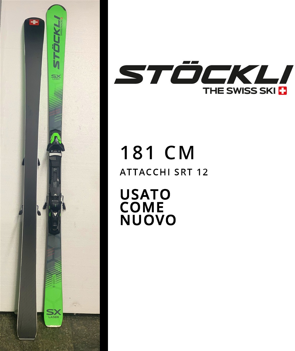 Sci Stoeckli SX 181 - Attacco SRT 12 - Come nuovo